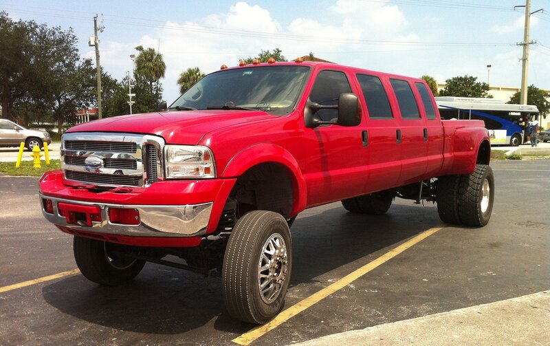 Red Extended Cab Truck
