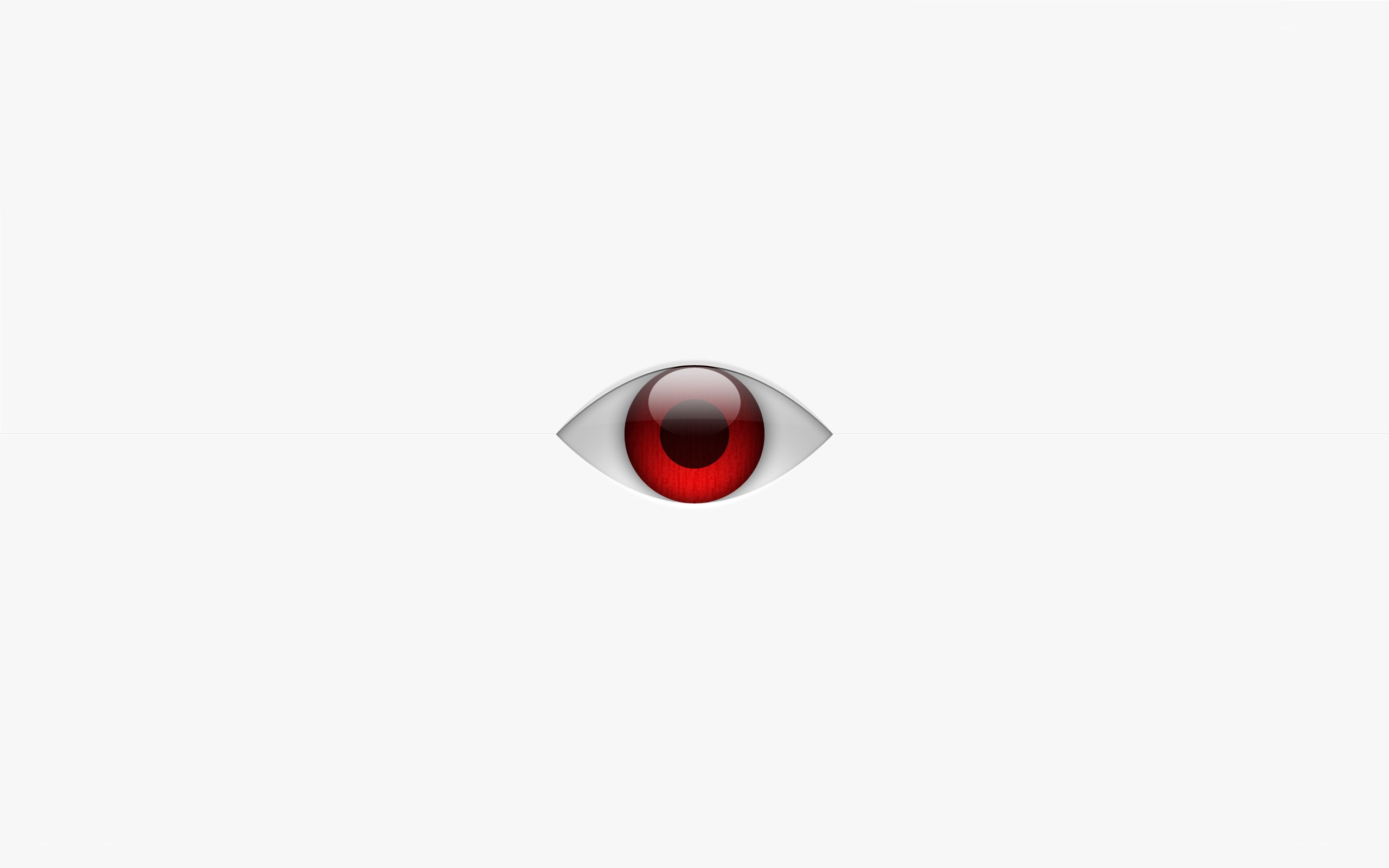 red eye icon on white