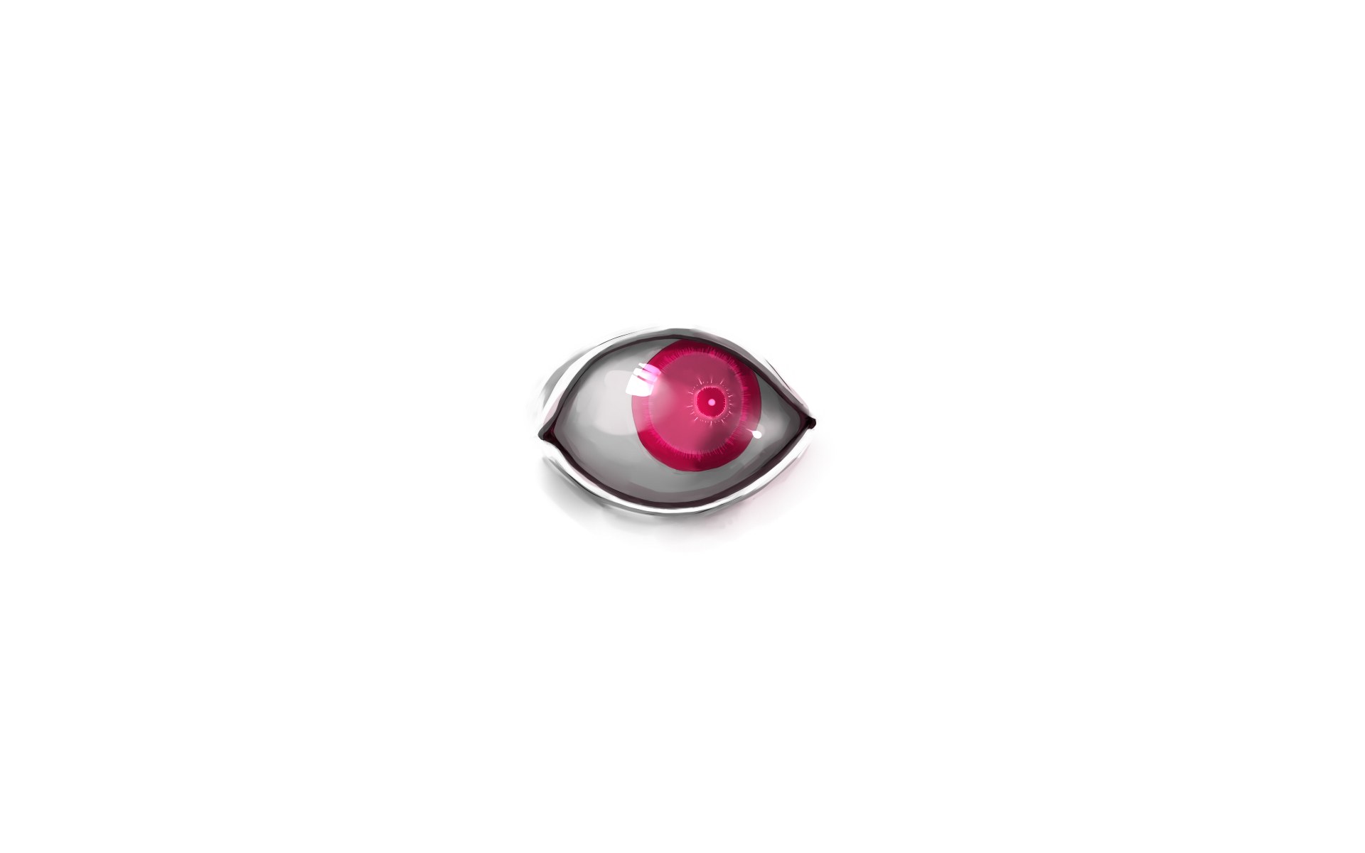 red eye illustration