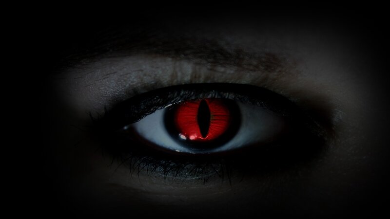 Red Eye in Dark — Black