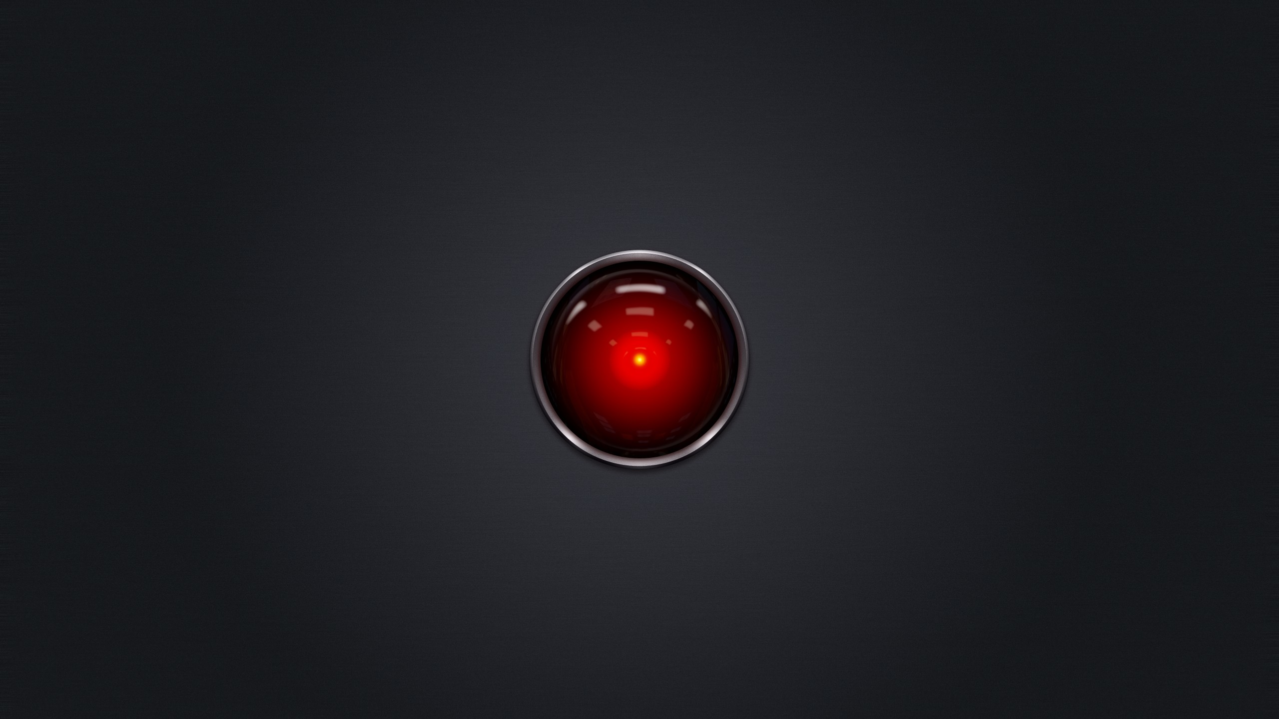 red eye of a computer