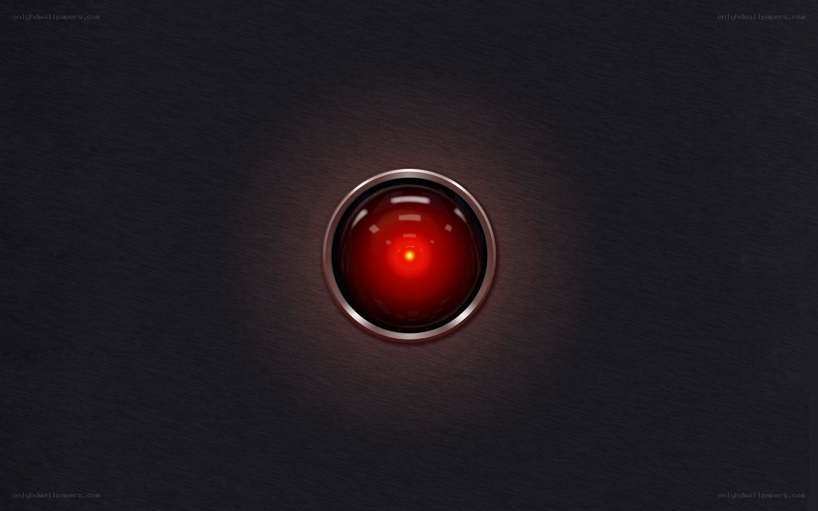 red eye of a machine