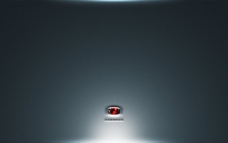 red eye on dark surface