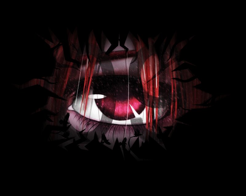 Red Eye with Crows
