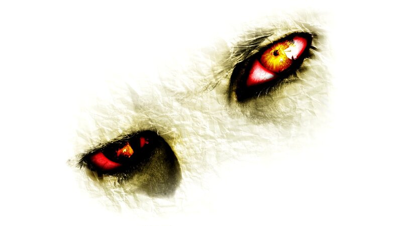 Red-eyed Creature — White