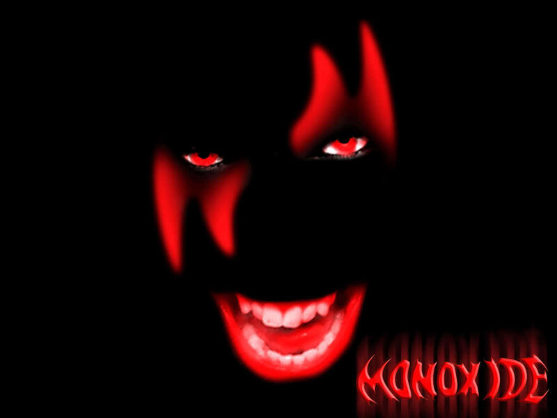 red-eyed demonic face