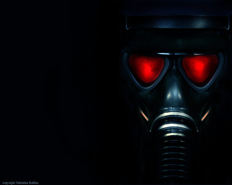 red-eyed gas mask