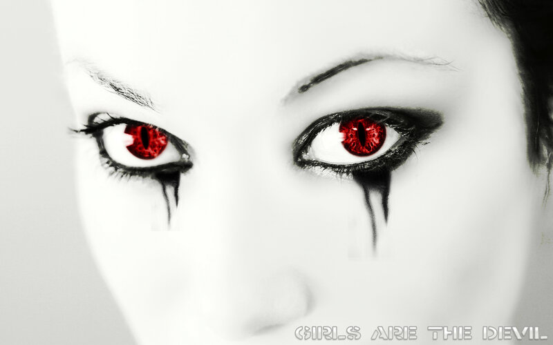 red eyes and black tears