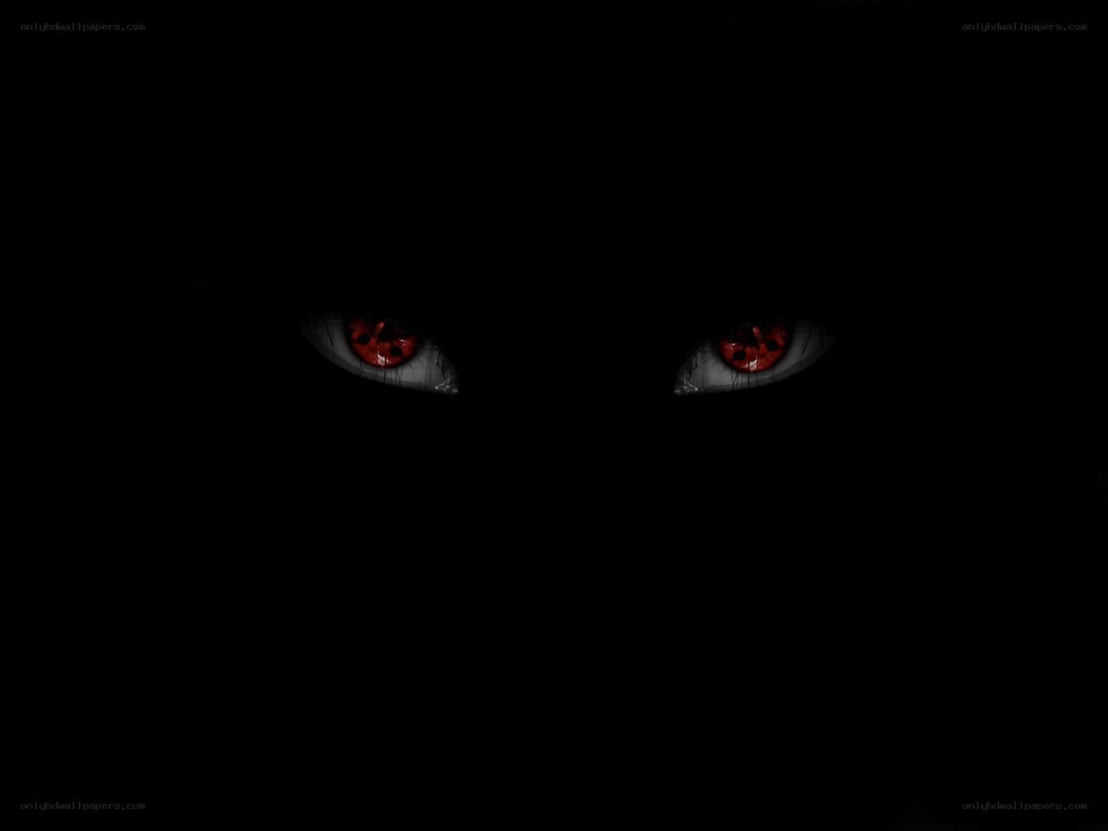 red eyes in darkness