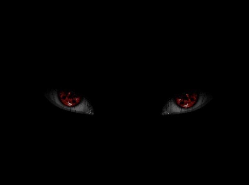 red eyes in darkness