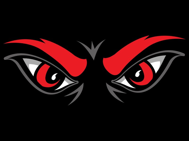 Red Eyes on Black