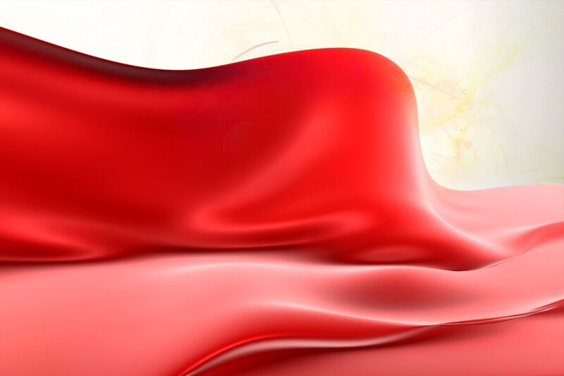 red fabric flowing background