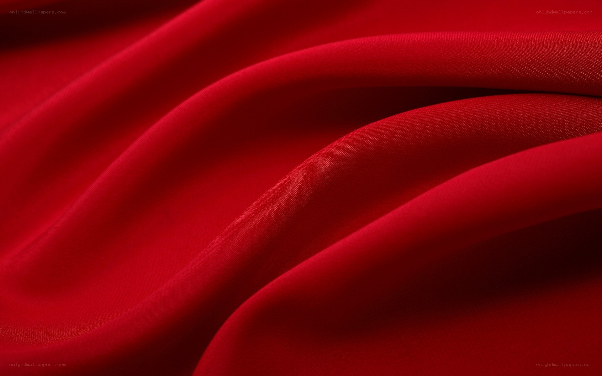 red fabric texture close-up