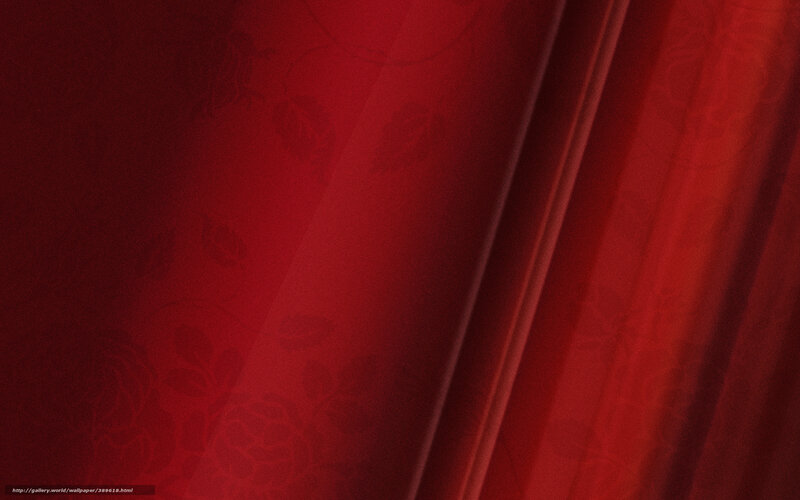 Red Fabric with Floral Pattern — Dramatic