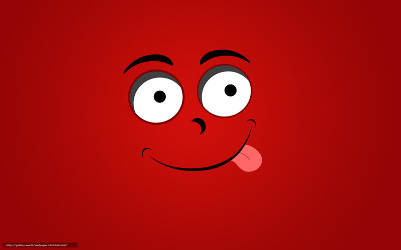 red face with tongue out