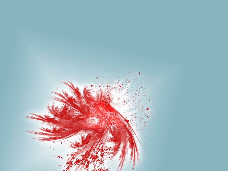 red feather explosion