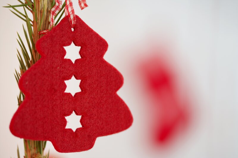 Red Felt Ornament