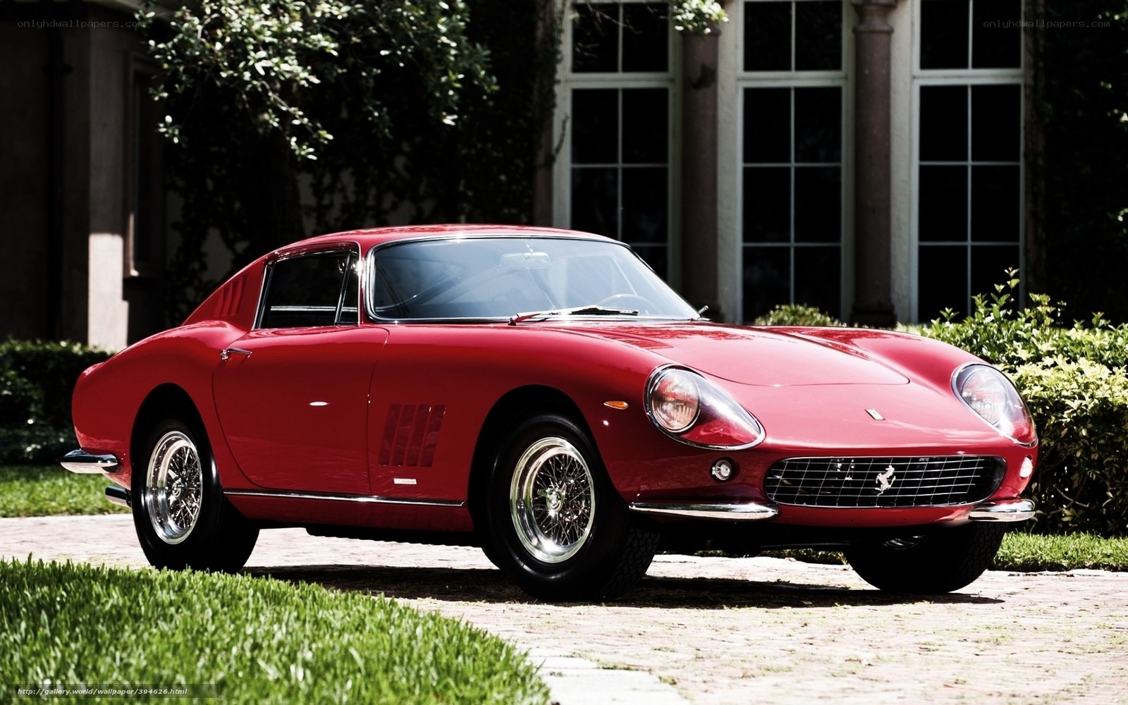 Red Ferrari 250 GTE