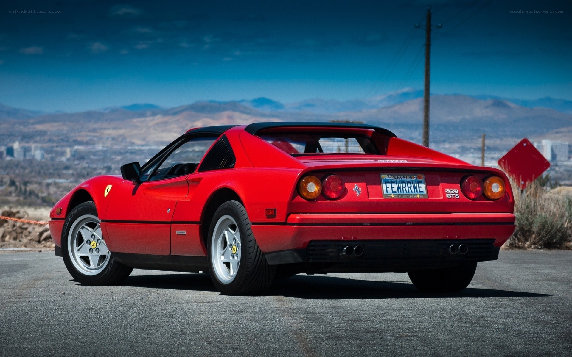 Red Ferrari 328 GTS