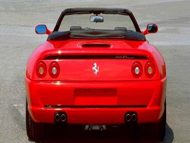 Red Ferrari 355 F1 Spider