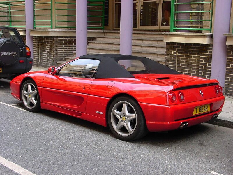 Red Ferrari 355 Spider