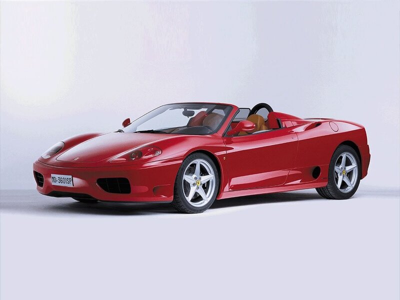 Red Ferrari 360 Spider
