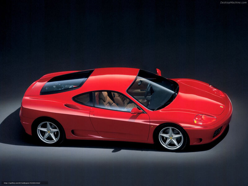 Red Ferrari 360 sports car