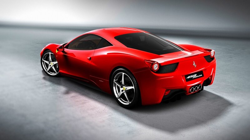Red Ferrari 458 Italia
