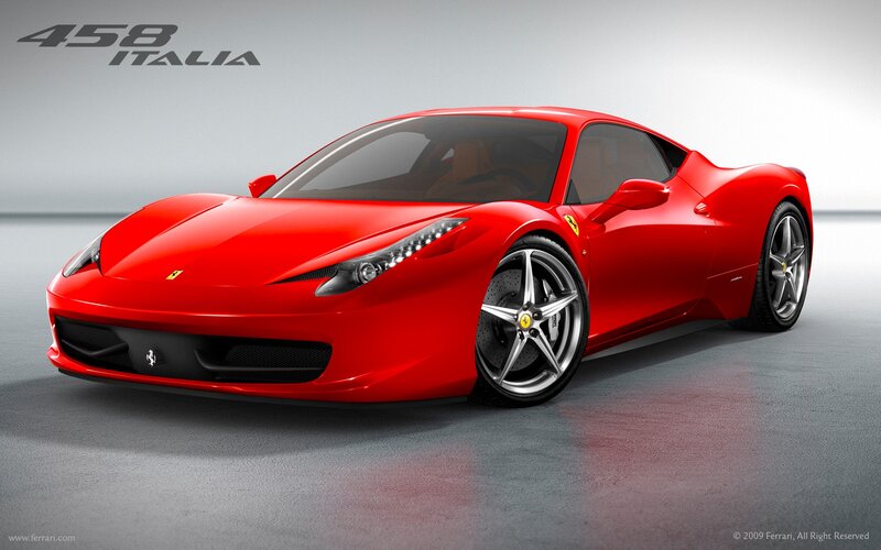 Red Ferrari 458 Italia