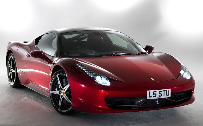 Red Ferrari 458 Italia