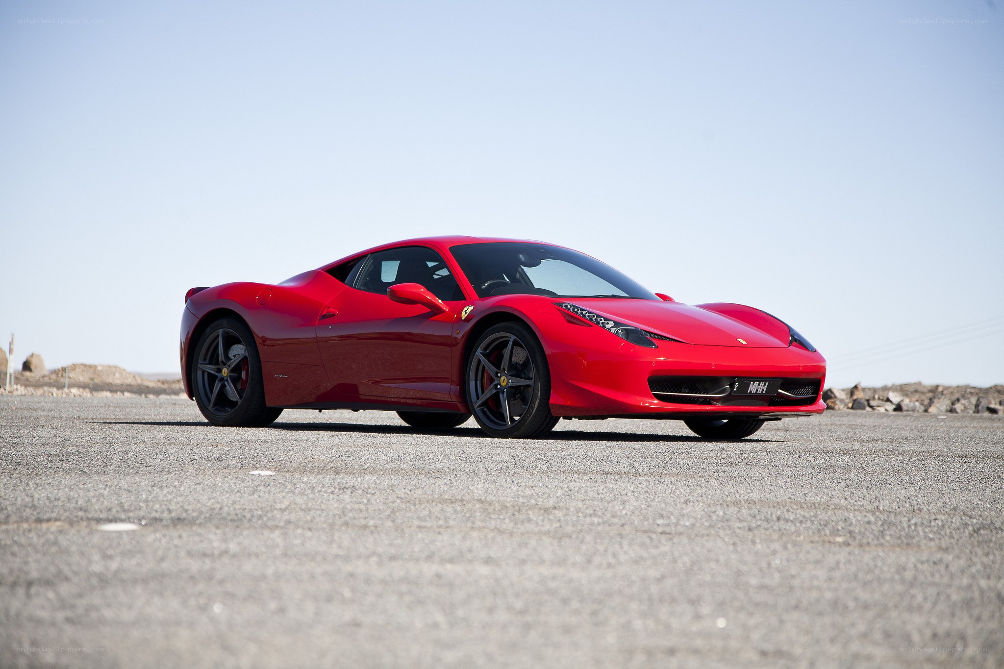 Red Ferrari 458 Italia