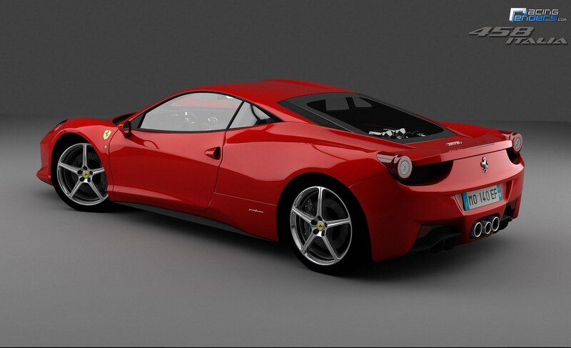 Red Ferrari 458 Italia