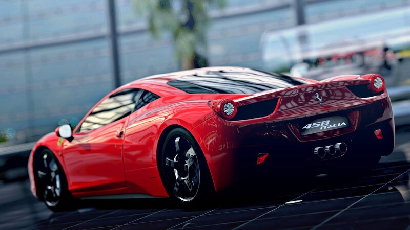 Red Ferrari 458 Italia — Dynamic, 3d Render, Car