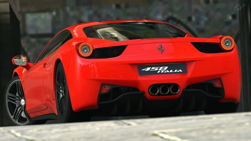 Red Ferrari 458 Italia — Dynamic, 3d Render