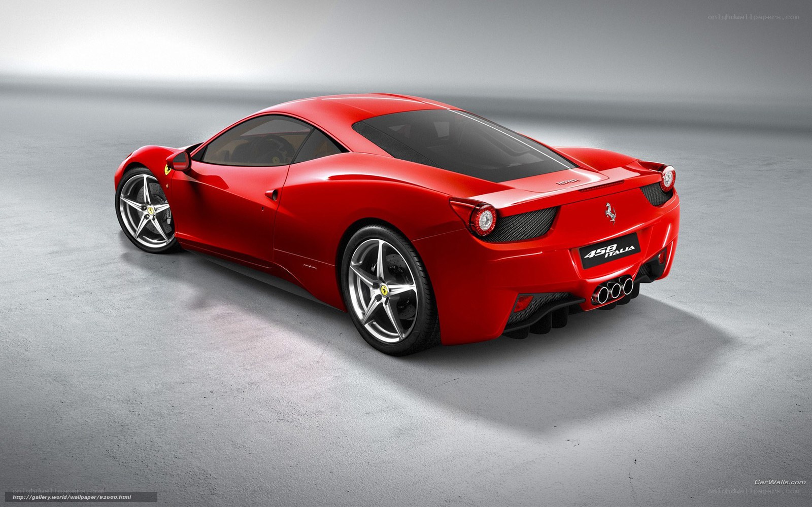 Red Ferrari 458 Italia