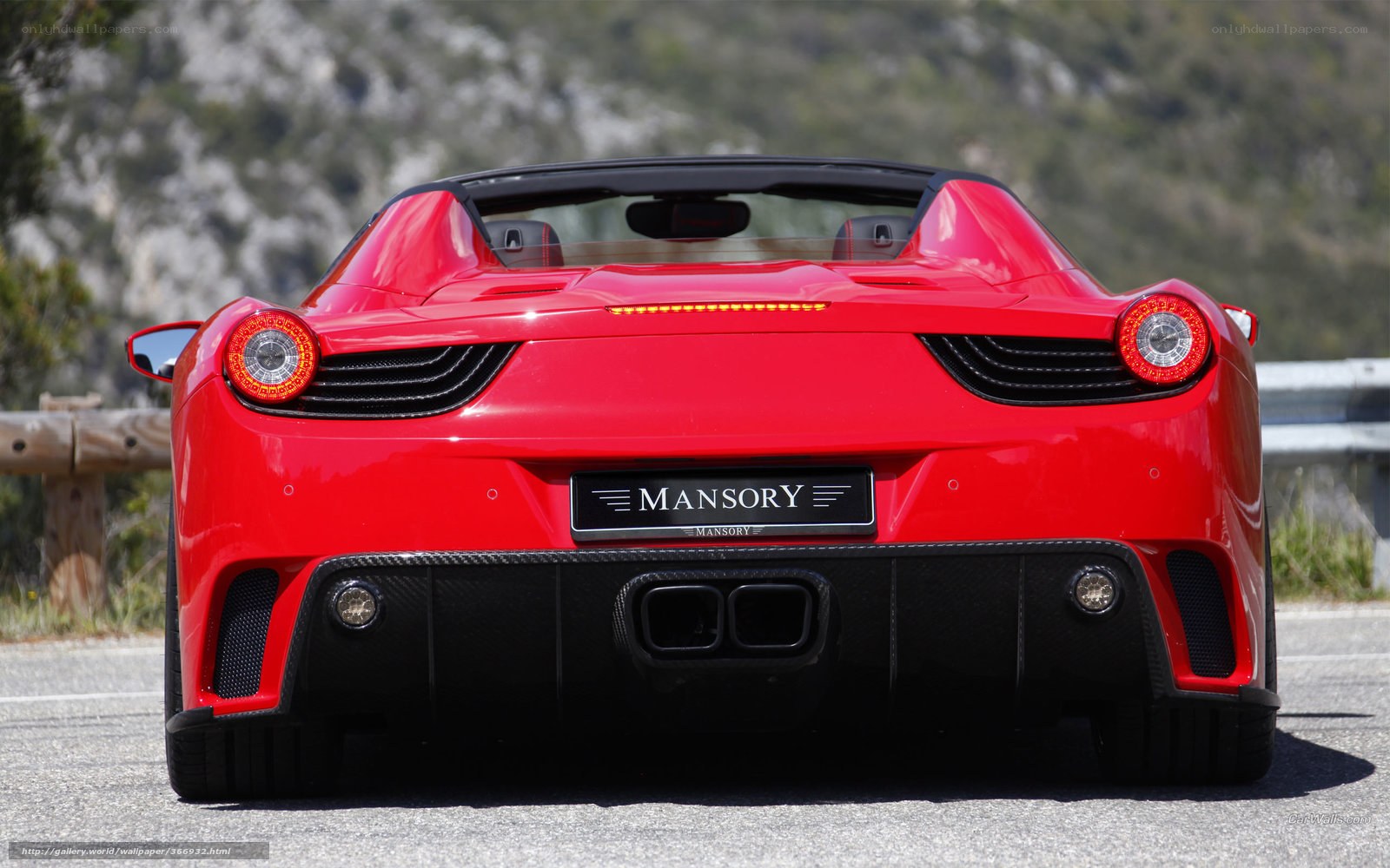 Red Ferrari 458 Spider