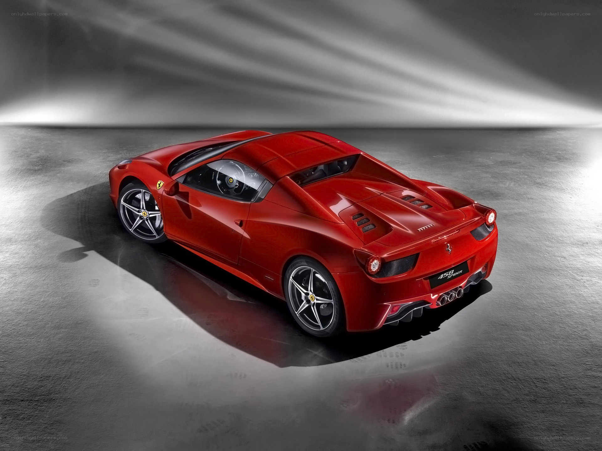 Red Ferrari 458 Spider