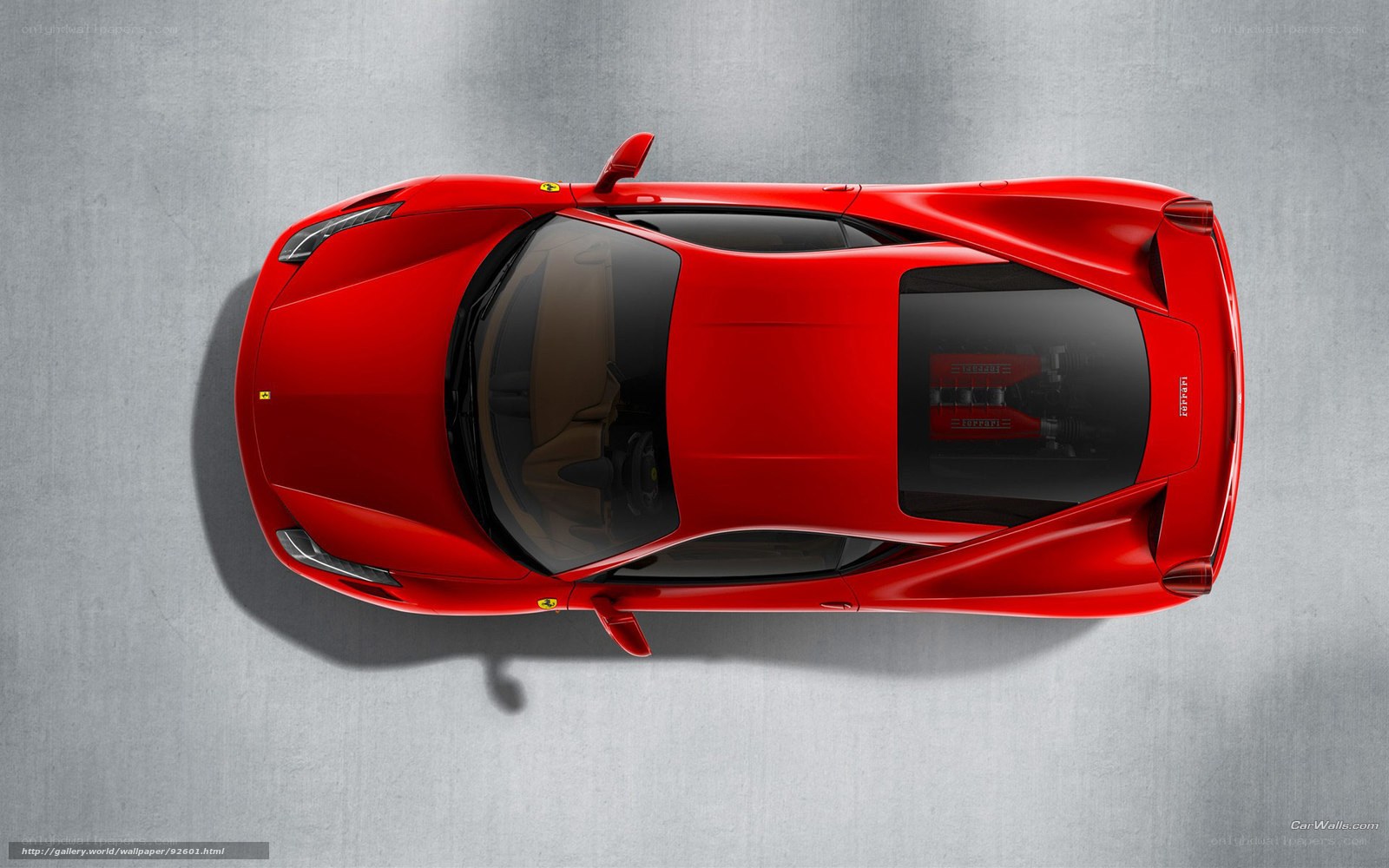 Red Ferrari 458 Spider