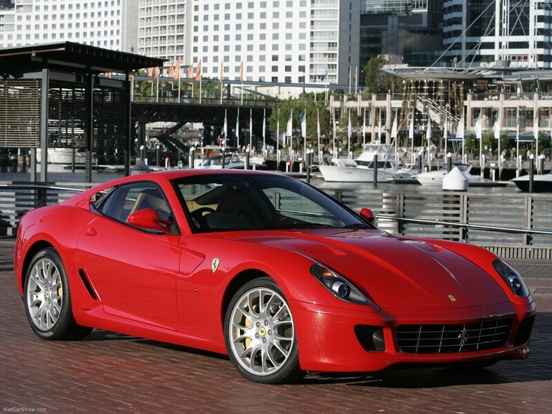 Red Ferrari 599 GTB Fiorano