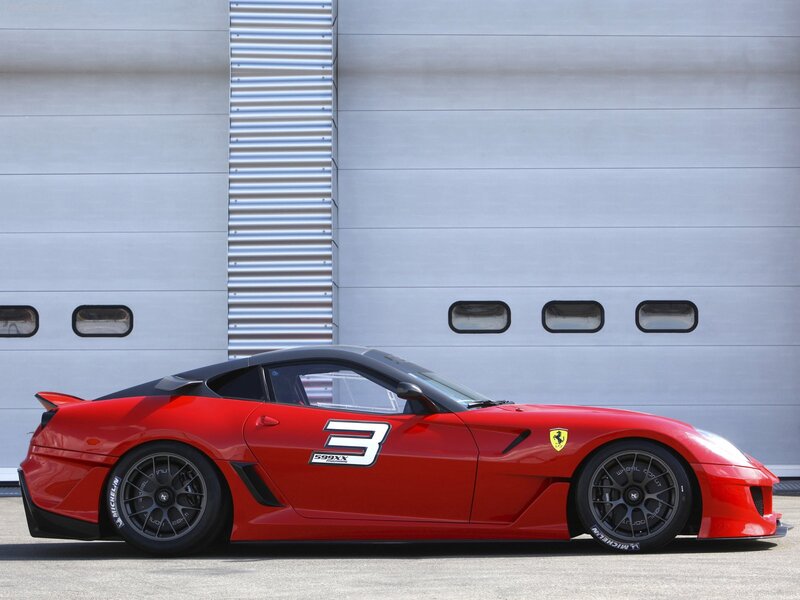 Red Ferrari 599XX race car