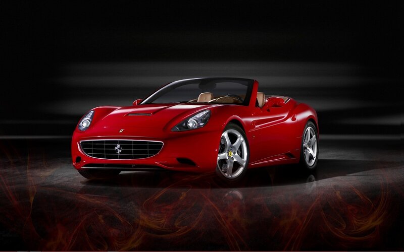Red Ferrari Cabriolet
