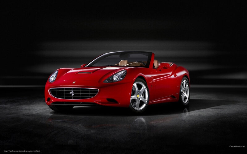 Red Ferrari Cabriolet