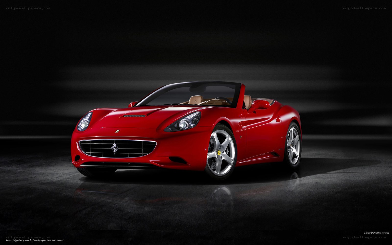 Red Ferrari Cabriolet
