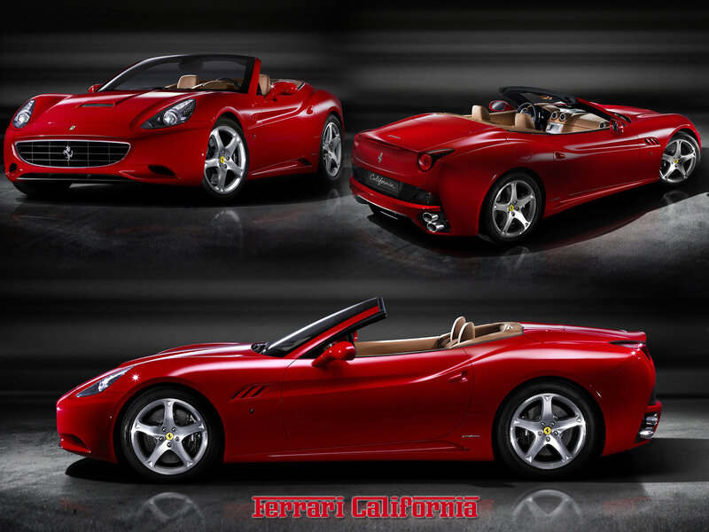 Red Ferrari California — Dramatic