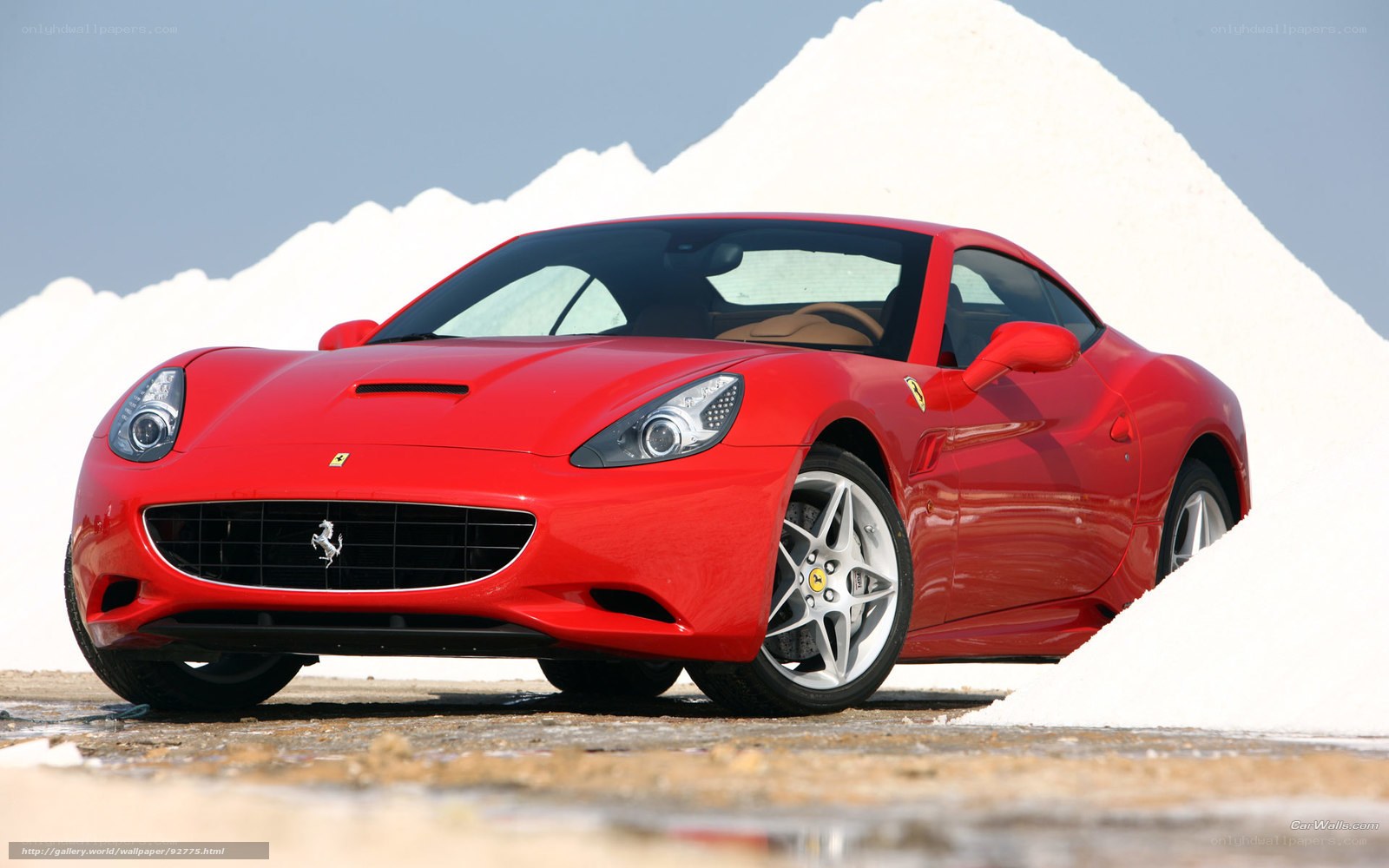 Red Ferrari California