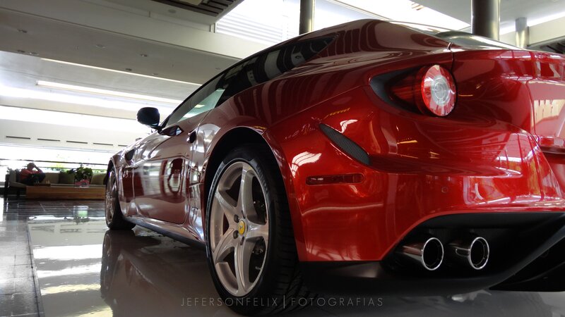 Red Ferrari Car — Calm, Photograph
