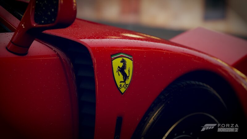 Red Ferrari Car — Dramatic, 3d Render