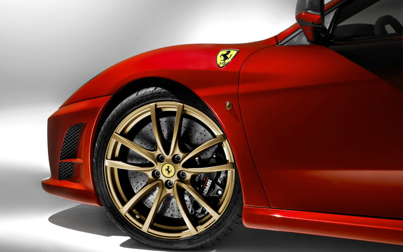 Red Ferrari Car — Dramatic, Photograph, Wheel