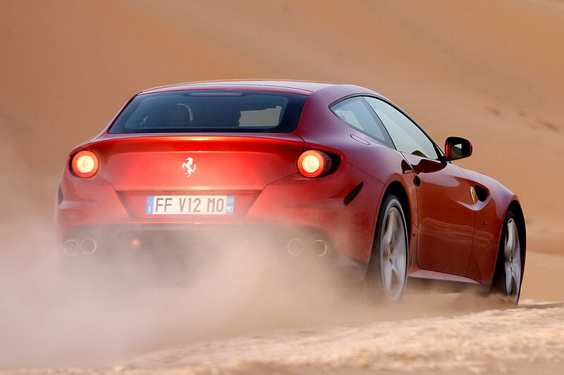 Red Ferrari Car — Dynamic