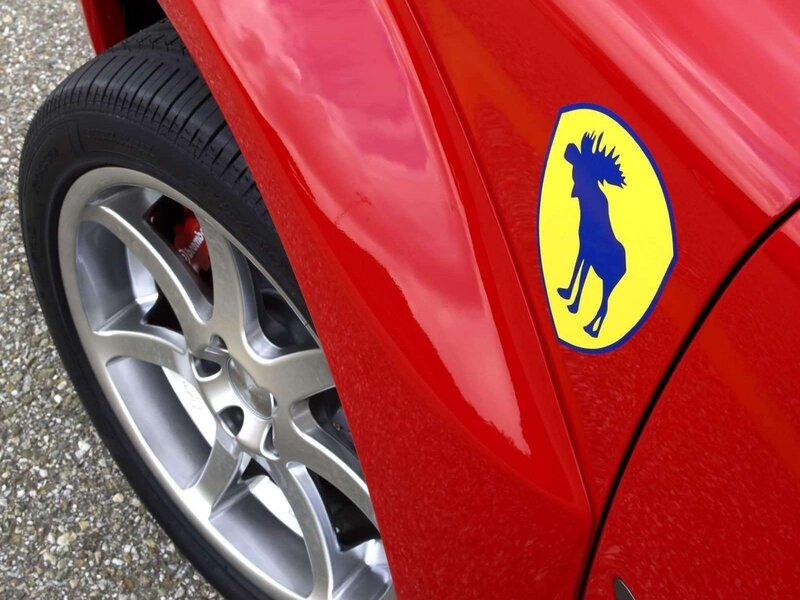Red Ferrari Car — Neutral, Photograph, Wheel